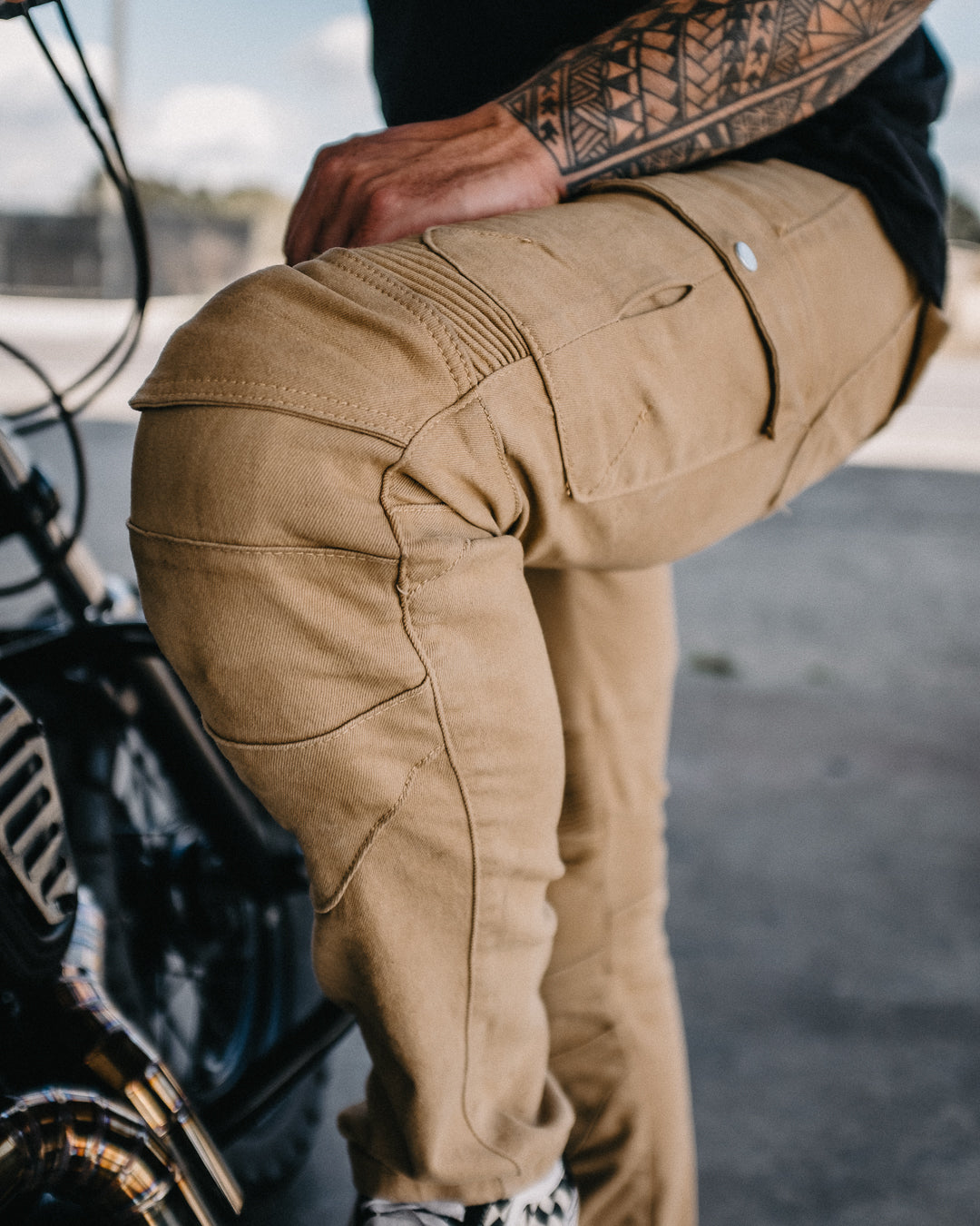 NBT Clothing has everything you will need to add to your closet as you create your motorwear wardrobe- stylish yet protective pants with free CE approved knee and hip armor, armored hoodies, armored flannels, belts, beanies and socks.  