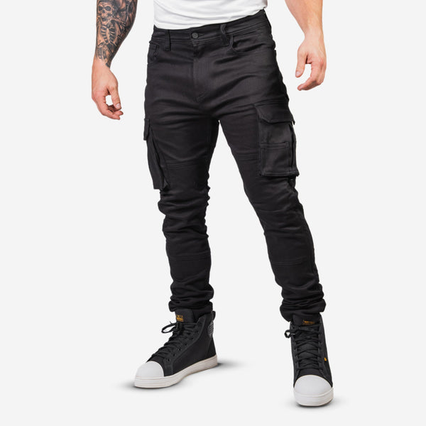 【PORTERNA】Genie Cargo Trousers Green military Cargo trousers with drawstring at the hem
