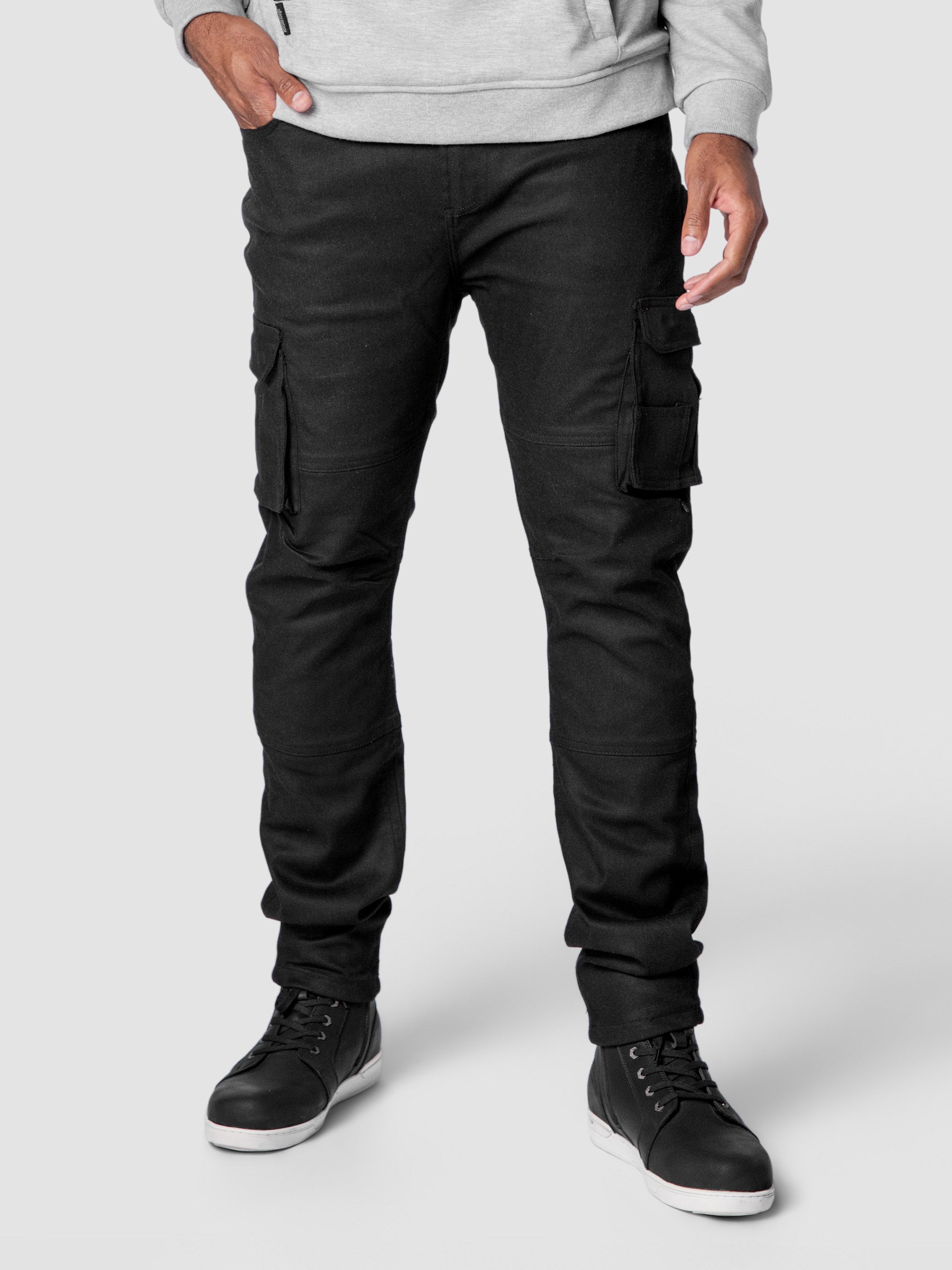 nbt gear License to Ride Slim Cargo Pant Pack by NBT Clothing, Black, Size 36, Motorcycle Protective Clothing - Best Moto Gear
