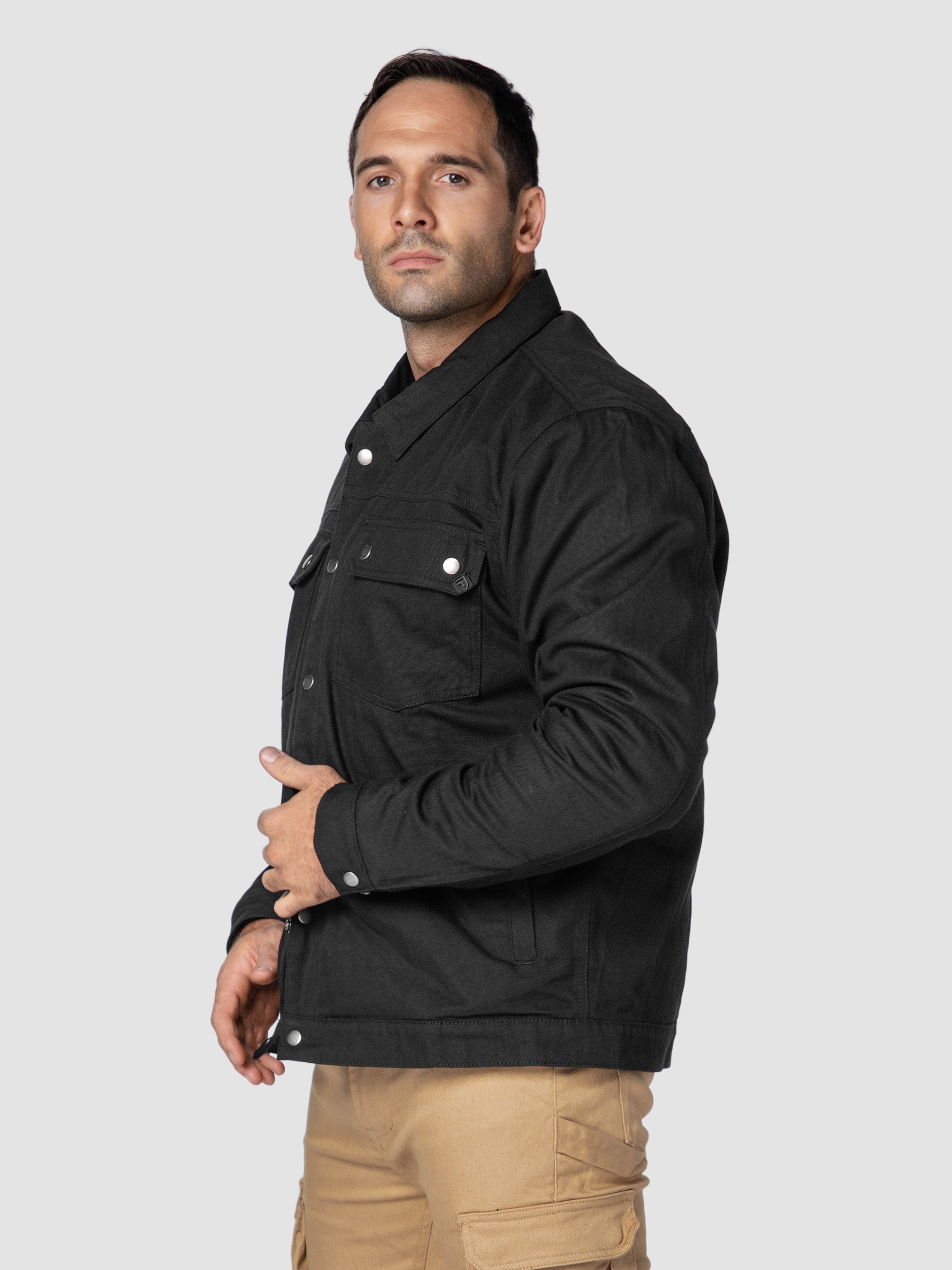 【sahara】Collarless Over Jacket Motorcycle Jackets - CE Tested, Premium Selection | NBT Clothing