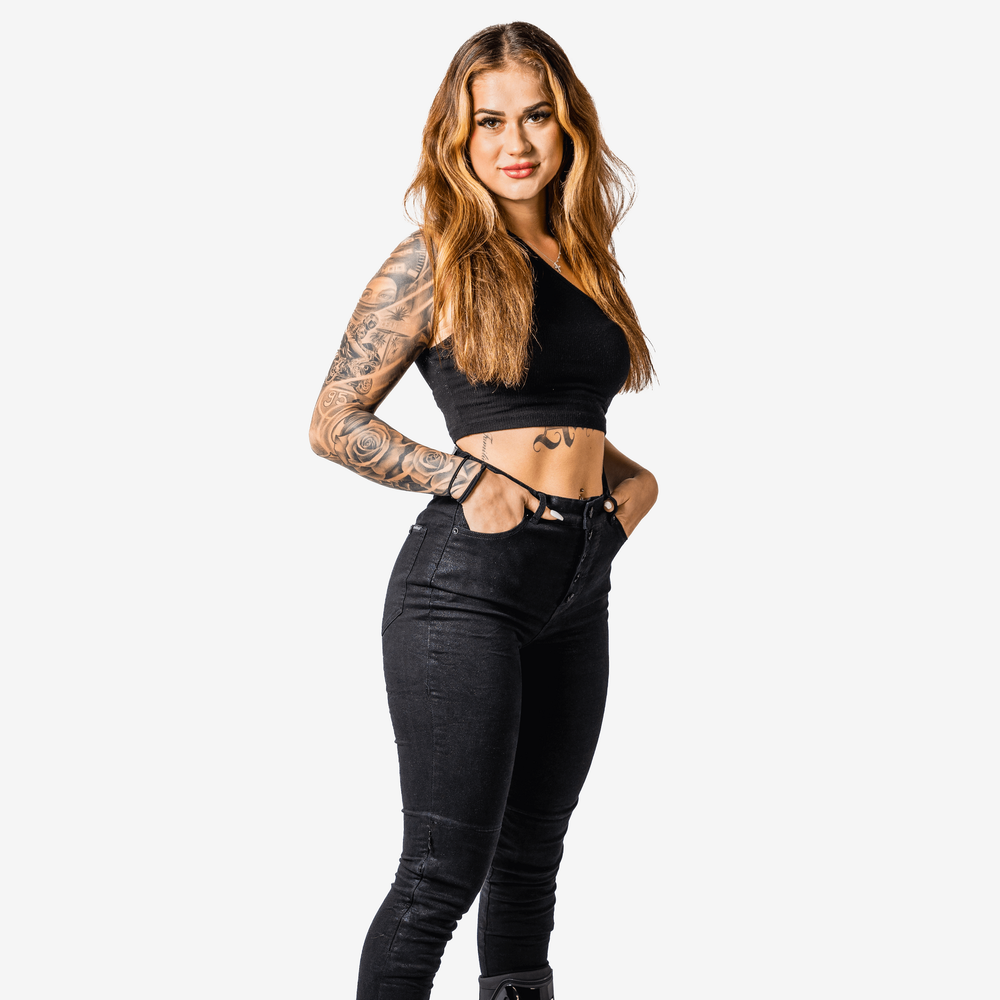 Womens Motorcycle rider leggings high waist Custom fit - SUPERIOR