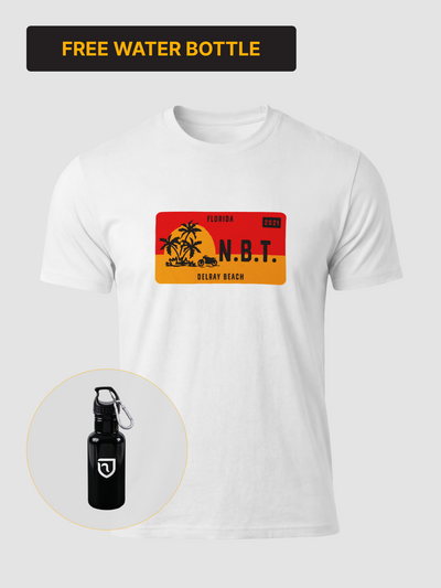 Men's Summer Sunset Tee + Water Bottle Pack
