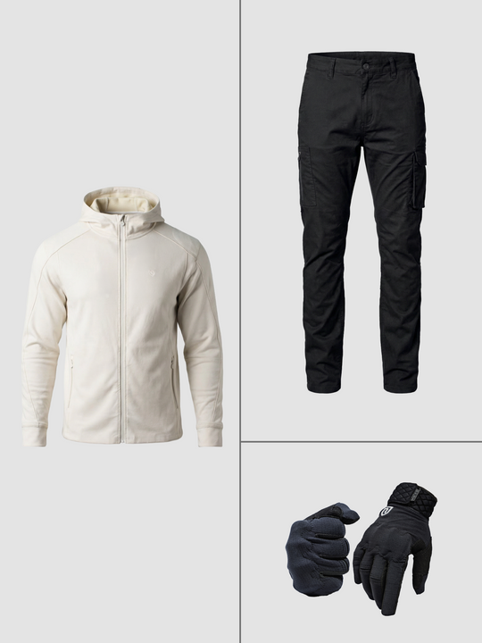 Lightweight Summer Stealth Bundle-BodyGuard Zip Hoodie + Scout Cargo + Gloves