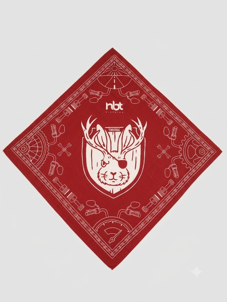 NBT Logo Bandana- Red