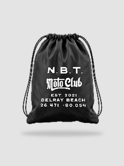 Moto Club Drawstring Bag