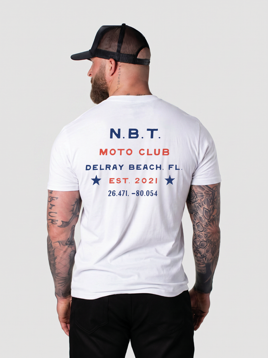 Men's Patriotic Moto Graphic Tee