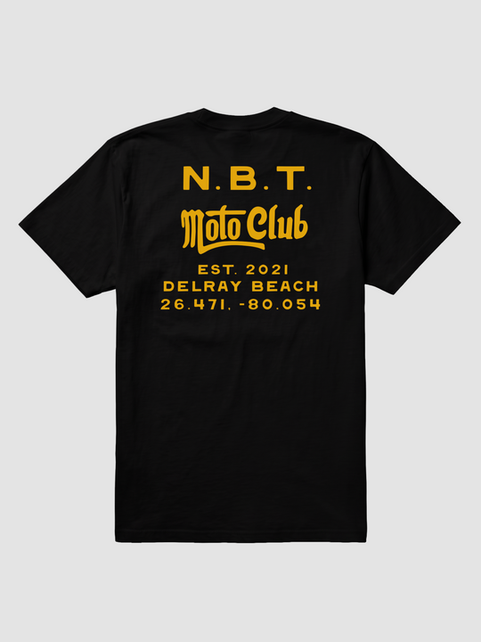 Men's Moto Club Graphic Tee - Black