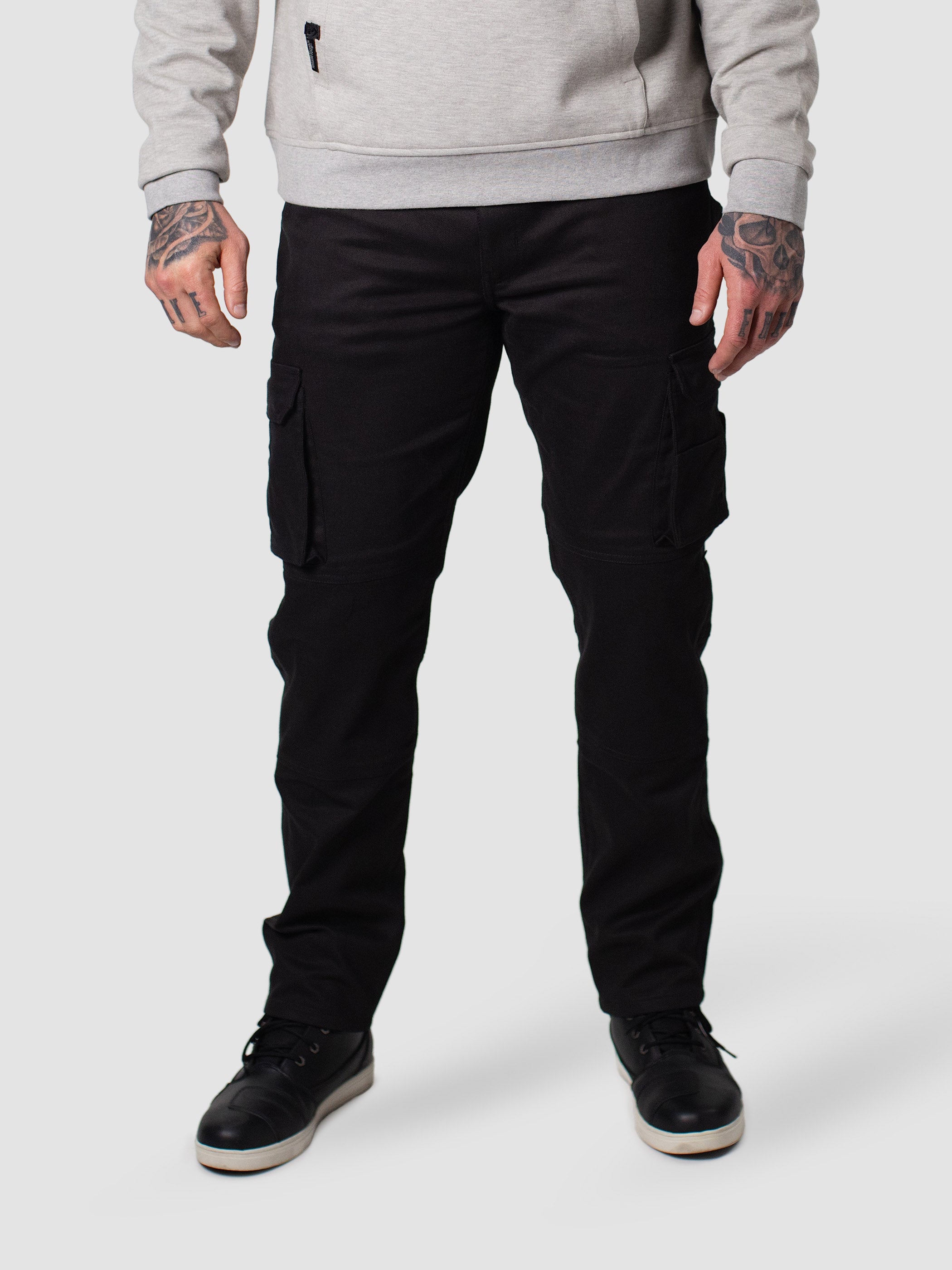License to Ride Straight Cargo Pant-Black