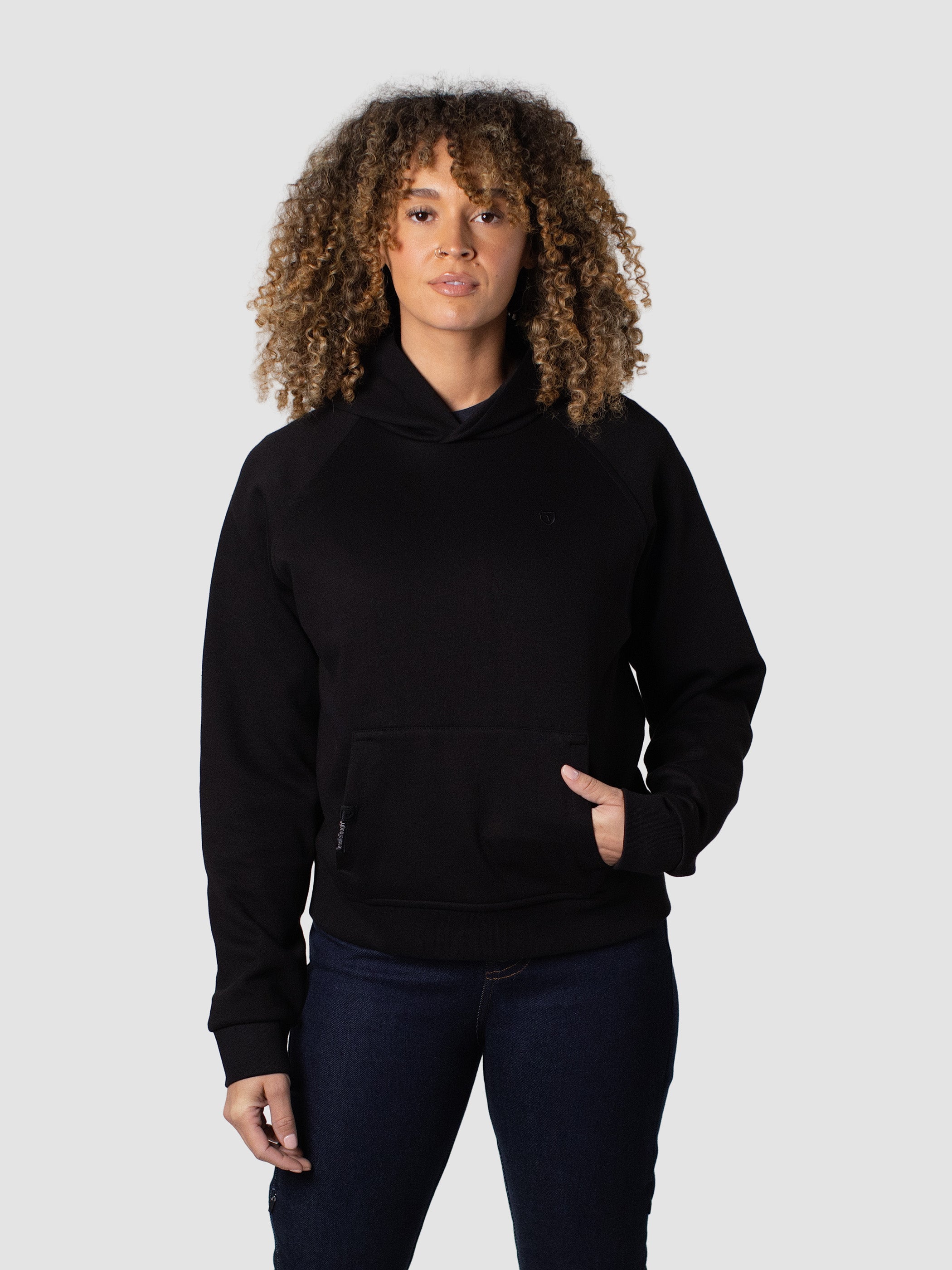 Women's Body Guard Hoodie-Black