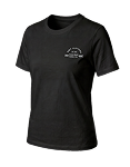 Women's Racing Stripe Logo Graphic Tee