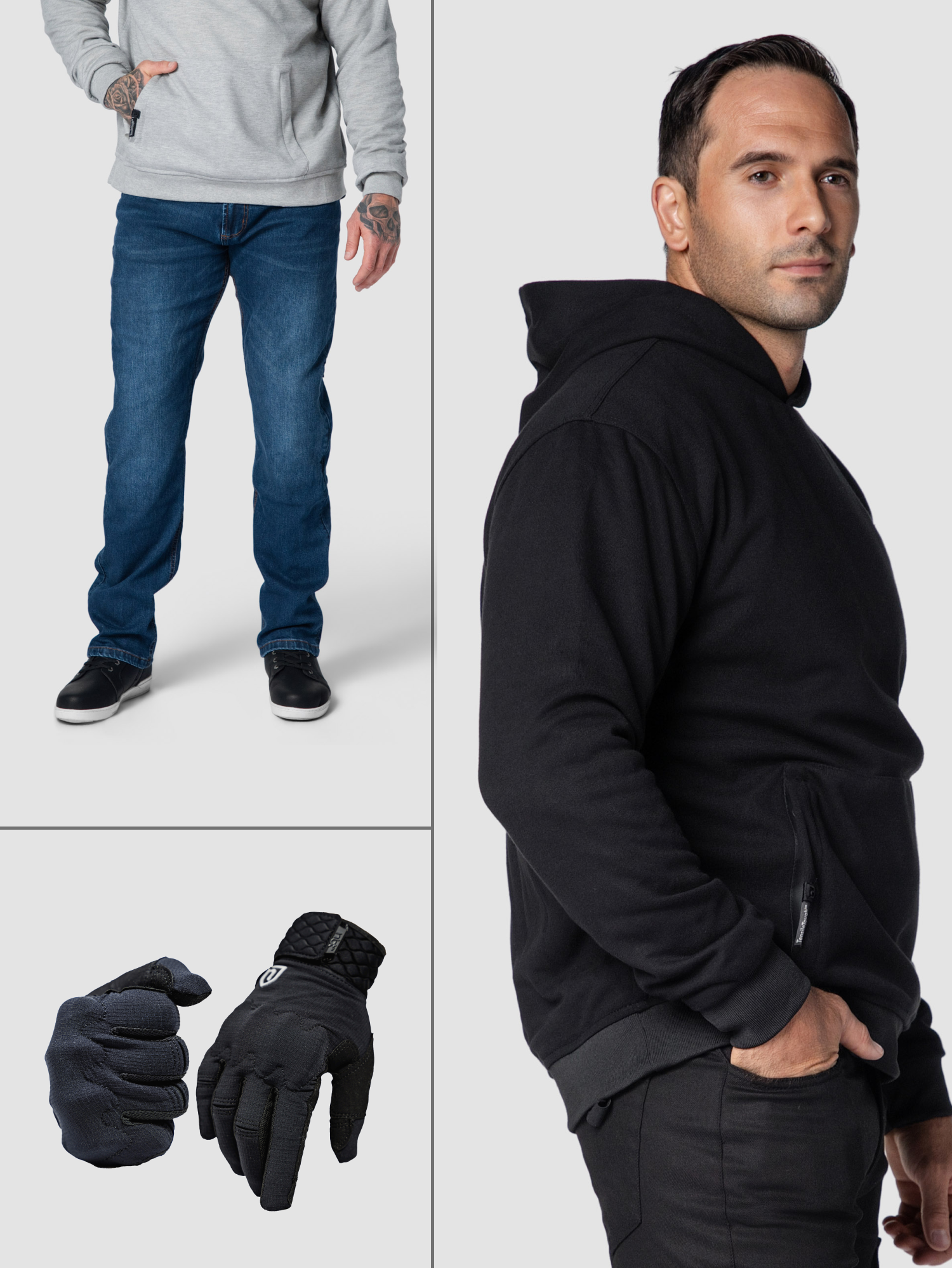 Stealth Bundle- Stalwart Jean + Body Guard Hoodie + Gloves