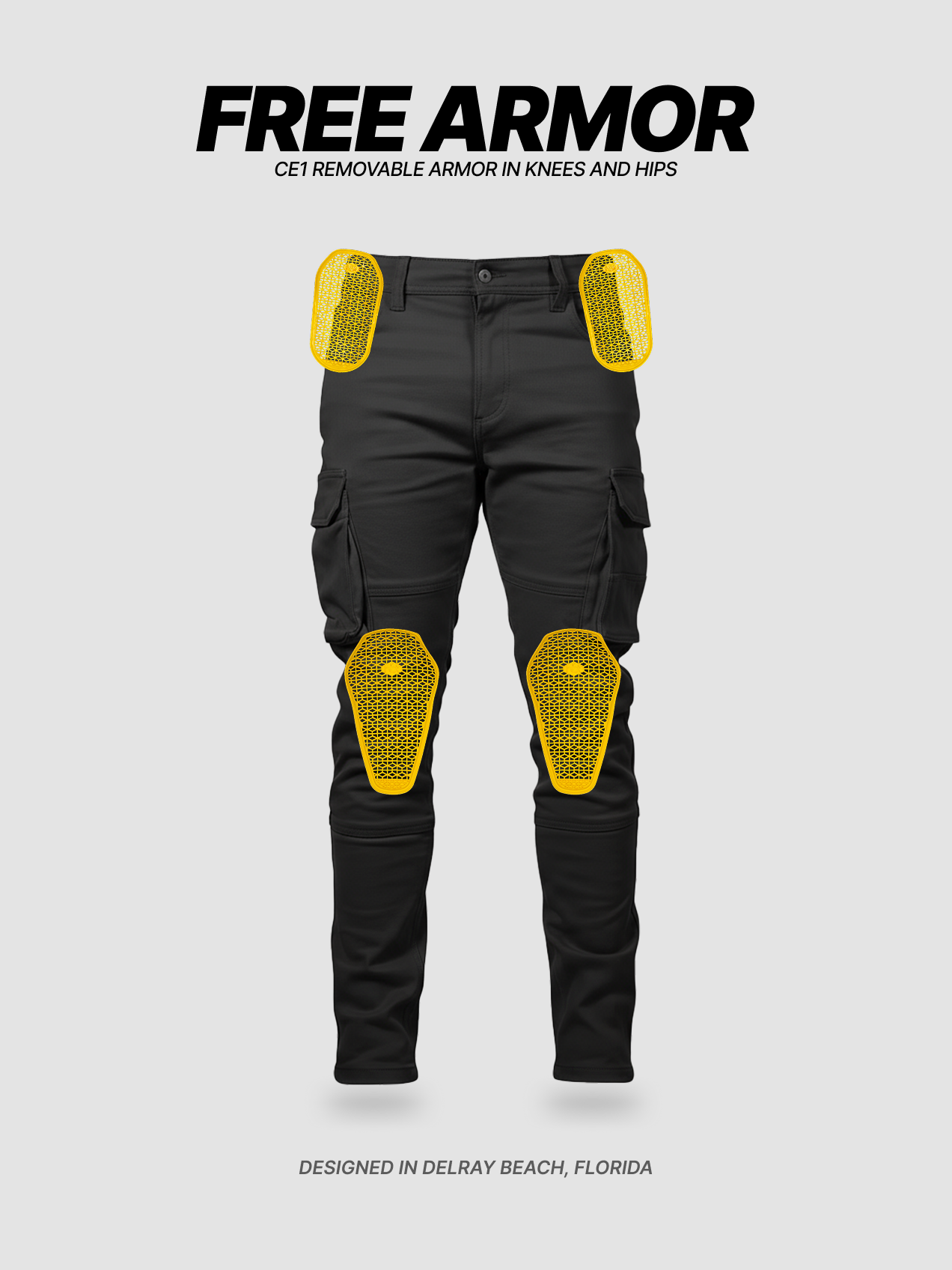 LTR Slim Cargo Pants + Body Guard Hoodie Bundle